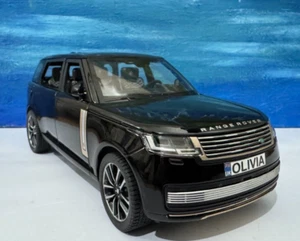 1:24 Land Rover Range Sv Modellino Auto Luci e Suoni + Personalizzato Piastra - Foto 1 di 21