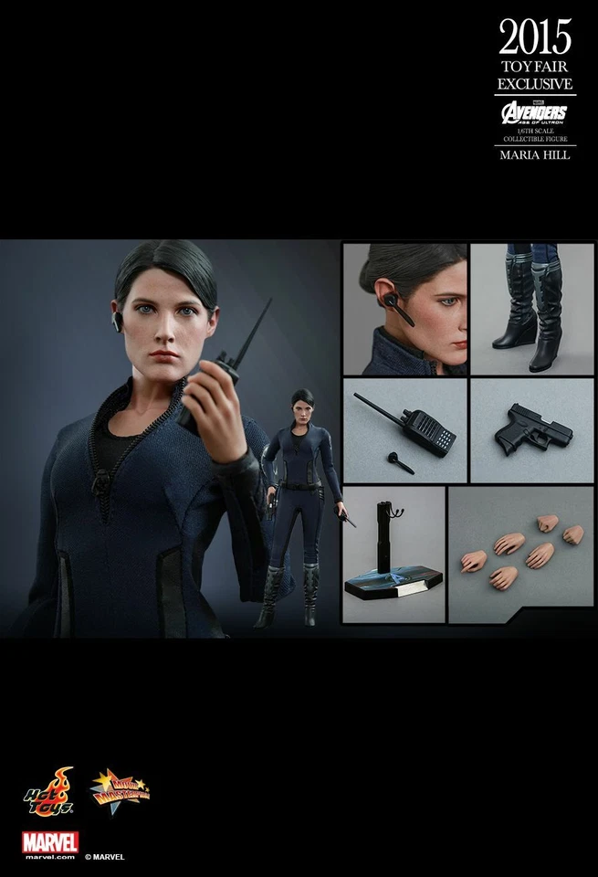 Figura exclusiva de Toyfair Hottoys Maria Hill MMS305 Avengers Age of Ultron 2015 Foto 1 de 1