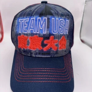 Team USA Olympic Team Road to Tokyo 5 Panel Racer Camper Style Hat NWOT - Picture 1 of 7