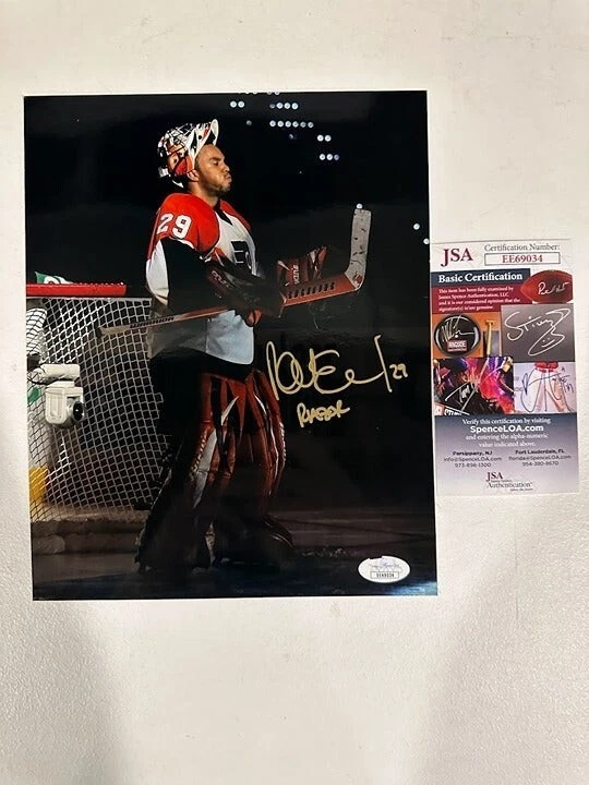 Ray Emery signed "Razer" autographed Philadelphia Flyers 8x10 Photo JSA - Image 1 of 3