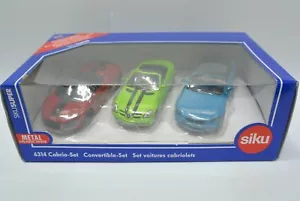 Siku 2.5" DieCast car Convertible Set Mercedes SLK Audi R8 Spyder BMW 64 # 6314 - Picture 1 of 1
