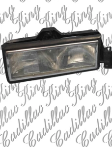 90 CADILLAC DeVille Headlight Assembly RIGHT SIDE WITH BRACKET USED ORIGINAL GM - Picture 1 of 4