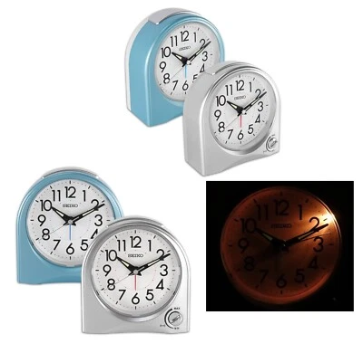 100% Seiko new Bedside Alarm Clock DESPERTADOR QHE204 beep,light,sweep+Free Ship - Image 1 of 4