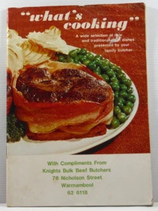 What's Cooking 1977 vintage butchers cookbook A Selection of recipes paperback - Picture 1 of 12