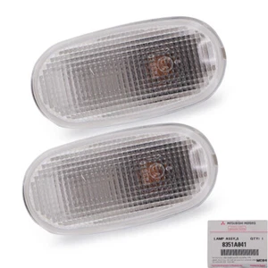 Pair Clear Signal Marker Lamp Bulb Fits Mitsubishi L200 Triton 2005 2014 - Picture 1 of 8