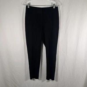 Pendleton Dress Pants Women's 6 Petite Solid Black Mid Rise 27" Inseam Poly Blnd - Picture 1 of 7