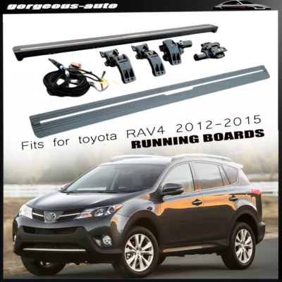 2Pcs Deployable Electric Running Board Side Step Fit toyota RAV4 2012-2015 - Image 1 of 4
