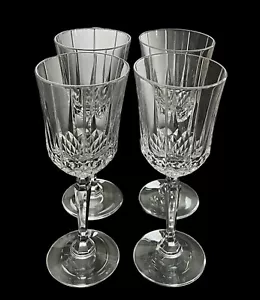 Set Of 4 Toscany Elite Lead Crystal 8-1/8” Water Goblets Excellent Condition - Picture 1 of 7