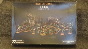 Empty Box Orks Battleforce Kult of Speed Games Workshop Warhammer 40k 2017 Card - Picture 1 of 10