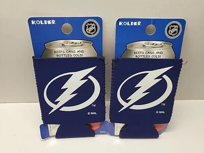 TWO - Tampa Bay Lightning Kolder Kaddy Can Holder NHL Insulated Neoprene Sleeves - Image 1 of 3