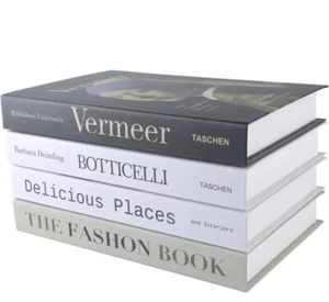 4 Stück Deko Bücher für Wohnkultur, schwarz und weiß Regal Dekor Akzente - Bild 1 von 1