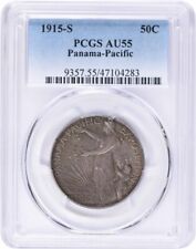 Panama-Pacific Commemorative Silver Half Dollar 1915-S AU55 PCGS