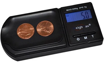 Weighmax 650g digital mini jewellery Pocket scale DX650 - Image 1 of 3