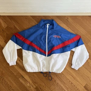 Revolutions 33 Vintage USA 1776 Windbreaker Bomber Jacket Blue White Size XL - Picture 1 of 11