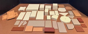 Lego braun hellbraun Karamell Grundplatten gemischte Platten Bulk Lot 80+ - Bild 1 von 9