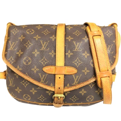 Подлинный Louis Vuitton Saumur 30 наплечная сумка через плечо монограмма M42256 MB1012 - Изображение 1 из 4