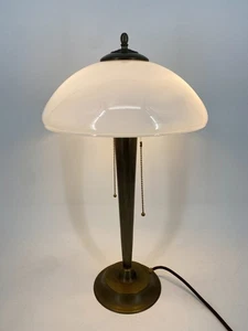 * TISCHLAMPE BERLINER MESSINGLAMPEN JUGENDSTIL HISTORISCH - Bild 1 von 12