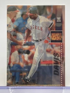1995 Pinnacle Sport Flix Baseball Card #111 Chili Davis DH California Angels - Picture 1 of 2