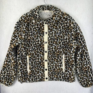 Giacca sherpa a scatto Levi's stampa leopardata. Donna Taglia XS ❤️ - Foto 1 di 9