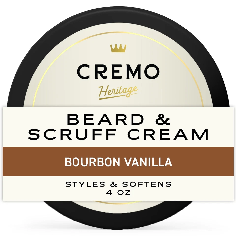 Beard & Scruff Cream Bourbon Vanilla 4oz - Image 1 of 4