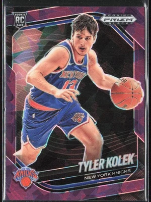 2024-25 Panini Prizm Black Tyler Kolek Purple Ice Rookie /149 #226 Knicks - Image 1 of 2