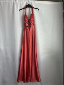 Tabu Ballkleid Neckholder Orange Größe-10/12 - Bild 1 von 15