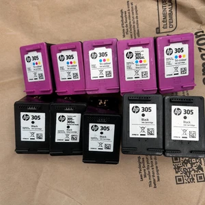 HP 305 x 27 Original LEER* Tintenpatronen Schwarz & Tri-Color + 7 x HP 301 LEER - Bild 1 von 5