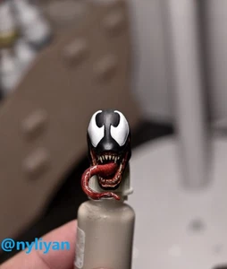 Modelo esculpido cabeza de hombre veneno lengua larga masculino 1/12 para muñeca figura de acción de 6"" - Imagen 1 de 6