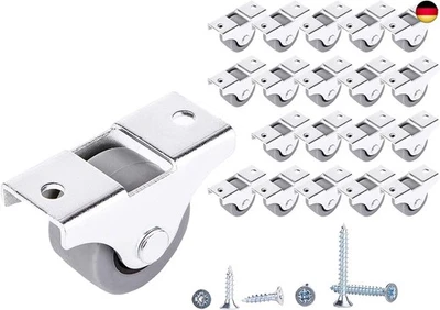 MARKE DIFORMA (20 Stück) 25 mm Kleine Radrollen Gummi Rollen Rollen Für Möbel Nicht Sc