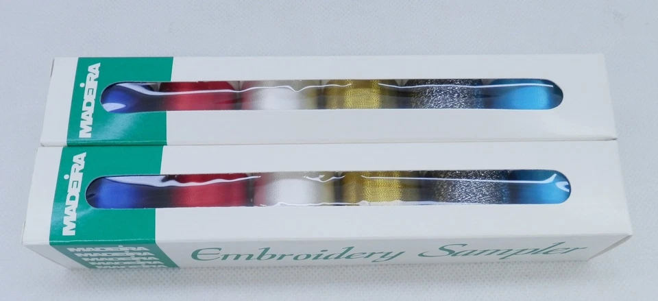 Madeira Embroidery Thread Sampler Six Pack #9006D x2 - includes Gold & Metallic - Image 1 of 3