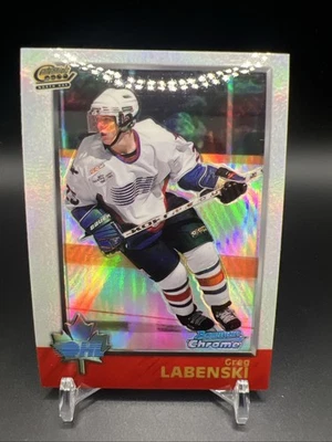 1998-99 Bowman Chrome CHL Greg Labenski #6 REFRACTOR - Image 1 of 2