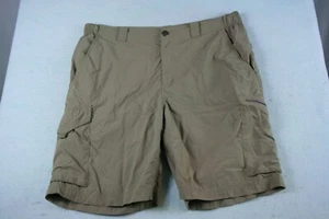 Columbia HERRENGRÖSSE 36 W OMNI-FARBTON KHAKI FLACHE VORDERSEITE CARGO SHORTS - Bild 1 von 6