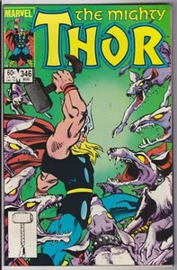 The Mighty Thor #346  Simonson 1984 VERY HIGH GRADE raw!!  W-OW Pages - Picture 1 of 3