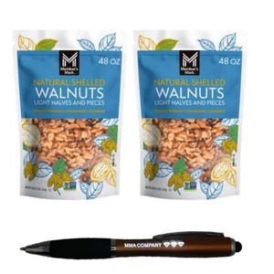 Member's  Mark | Shelled Walnuts Natural | (Each 3 Lbs ) Total 6 LB  Of 2 Packs - Picture 1 of 8