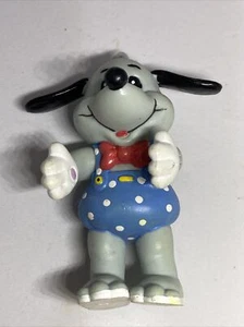 Vintage Baby Hush Puppy Bend-ems 1993 Toy Figure Baby Lamb Chop Cake Topper 3" T - Picture 1 of 2