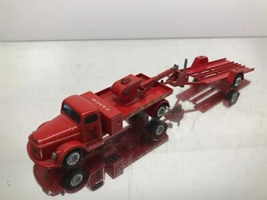 2x TEKNO DENMARK 436 VOLVO TITAN FALCK ZONEN WRECKER+TRAILER -1:50- GOOD - 435 - Imagen 1 de 11