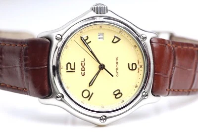 Ebel 1911 Senior Automatic Mens Watch, Pale Yellow Dial, 9080241 - image 1 of 4