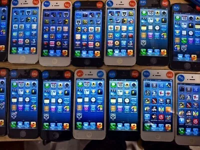 Apple iphone  5 16GB Black silver  ios 6 with many games , Test, Good - Image 1 of 4