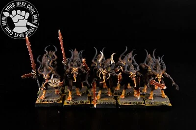 Warhammer AoS/FB Daemons Of Khorne Bloodletters pro painted - Image 1 of 4