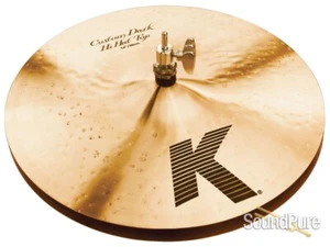 Zildjian 14" K Custom Dark Hi Hat Cymbals - Picture 1 of 1