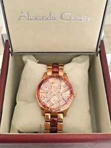 Alexandre Christie AC23912401LHBRGS Rose Gold Steel Classic Ladies  Square Watch - Picture 1 of 5