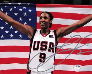 Lisa Leslie Signed 8x10 Photo PSA/DNA Autographed Los Angeles Sparks - Picture 1 of 1