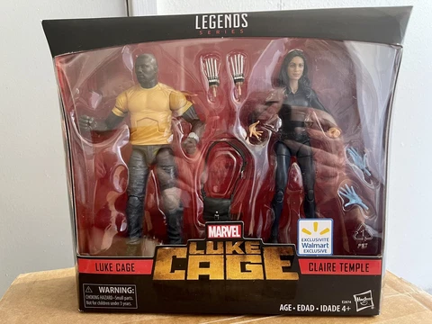 Marvel Luke Cage and Claire Temple Legends 2 Pack Walmart NIOB Netflix MCU E2874 Cover