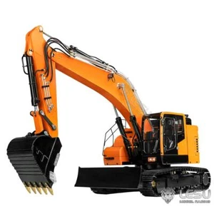 Excavadora hidráulica de radiocontrol de metal LESU 1/14 ET26B 2 brazos modelo excavadora control remoto - Imagen 1 de 24