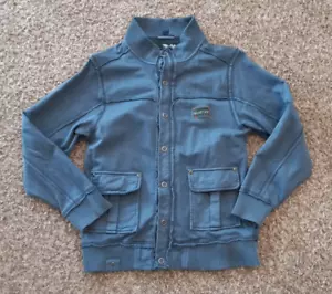 Naartjie Boy's Jacket Coat Full Zip Navy Blue Bomber Military South Africa sz 10 - Picture 1 of 8