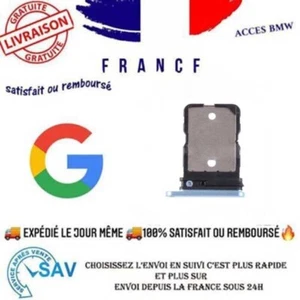 Original Tiroir SIM Bleu arctique Pour Google  Pixel 7A G852-02479-02 - Photo 1 sur 1