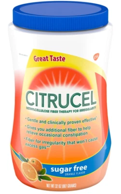 Citrucel pó de fibra sem açúcar para alívio ocasional da constipação, 32 oz - Imagem 1 de 4