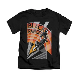 POWER RANGERS BLACK RANGER DECO Toddler & Boy Graphic Tee Shirt 2T 3T 4T 4 5-6 7 - Picture 1 of 1