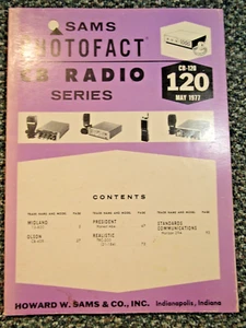 Sams Photofact CB Radio Serie Nr. 120 ~ Mai 1977 ~ CB-120 - Bild 1 von 4
