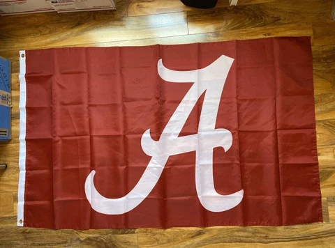 Alabama Football Crimson Tide 3x5 ft Flag Banner Fast Free Shipping NCAA Cover